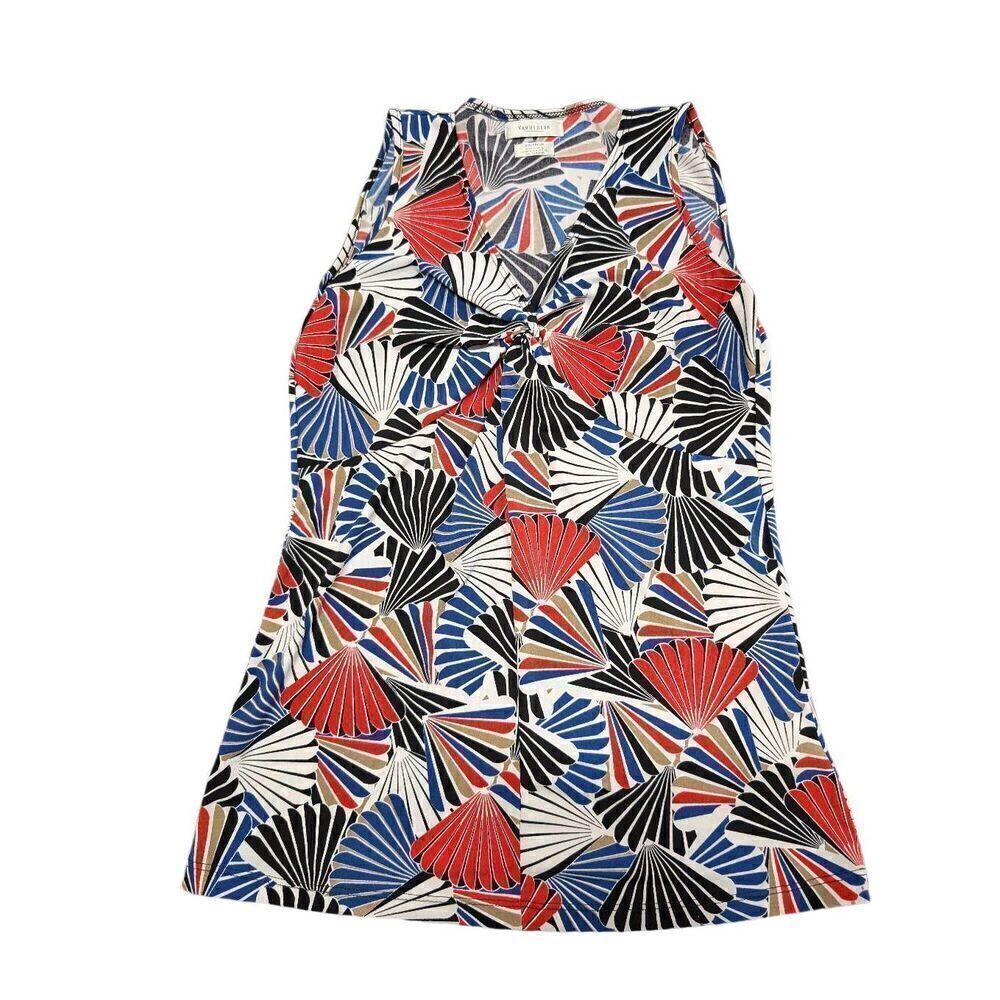 VanHausen Geometric Abstract Sleeveless Tank Top XS